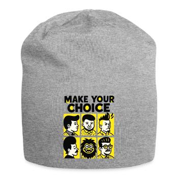 Choice of hairstyle - Jersey Beanie - heather grey - Front