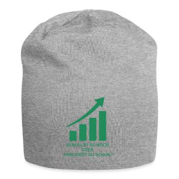 Online Business Motivation - Jersey Beanie - heather grey - Front
