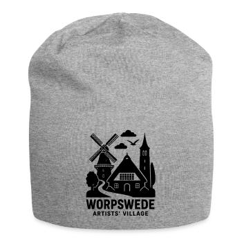 worpswede künstlerdorf - Jersey-Beanie - Grau meliert - Vorne