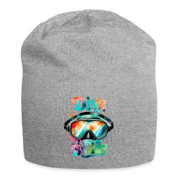 Dive Buddy Taucherbrille - Jersey-Beanie - Grau meliert - Vorne