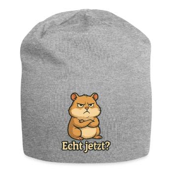 Really now hamsters - Jersey Beanie - heather grey - Front