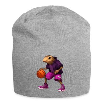 Basket-taupes - Bonnet en jersey - gris chiné - Devant
