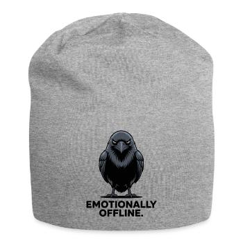 Raven Emotions : Design d’attitude hors ligne - Bonnet en jersey - gris chiné - Devant