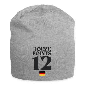 Douze points 12 Allemagne Eurovision - Bonnet en jersey - gris chiné - Devant