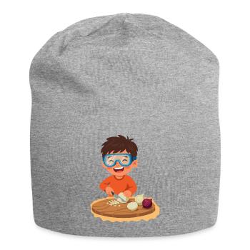 Kind Schneidet Zwieblen Smart - Jersey-Beanie - Grau meliert - Vorne