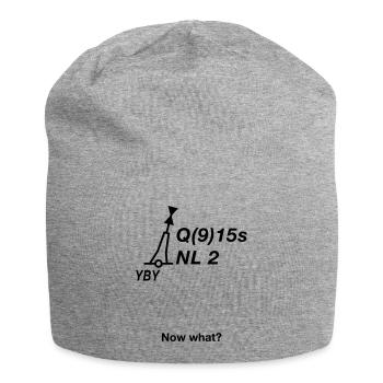 Tonne - Boje Nordsee Segeln Ostsee Maritim - Jersey-Beanie - Grau meliert - Vorne