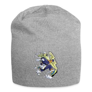 Zeus-Läufer - Jersey-Beanie - Grau meliert - Vorne