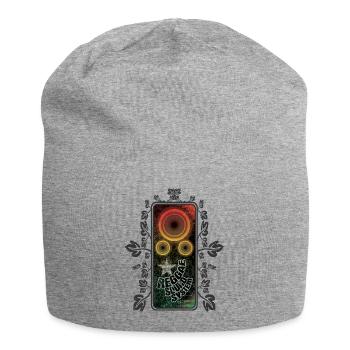 Reggae Sound System Glow - Jersey Beanie - heather grey - Front