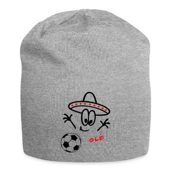 Sombrero Fußball  - Jersey-Beanie - Grau meliert - Vorne