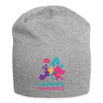 Celebrating Europe's colourful linguistic diversity - Jersey Beanie - heather grey - Front