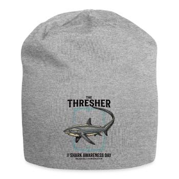 The Thresher Shark Awareness Day – Fuchshai - Jersey-Beanie - Grau meliert - Vorne