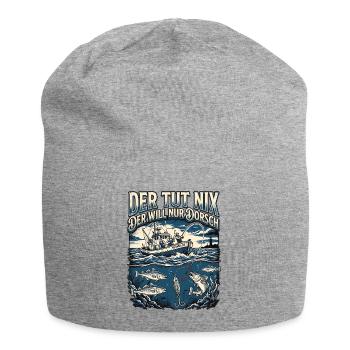 Der Will Dorsch - Jersey-Beanie - Grau meliert - Vorne
