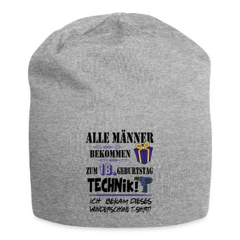 18. Geburtstag Handwerker Technik Werkzeug - Jersey-Beanie - Grau meliert - Vorne