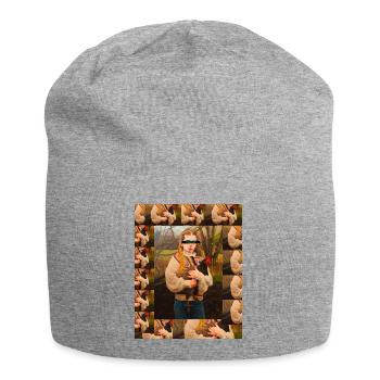 L’amour du poulet dans les bois - Bonnet en jersey - gris chiné - Devant
