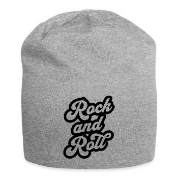 Rock and roll - Bonnet en jersey - gris chiné - Devant