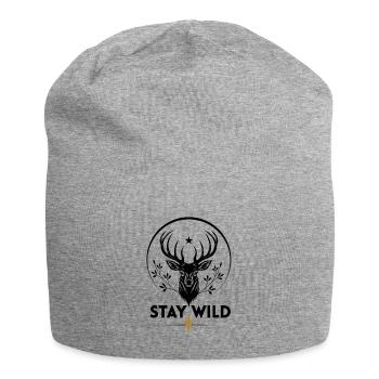 Nature Sauvage des Orignaux - Bonnet en jersey - gris chiné - Devant