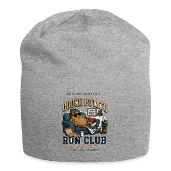 Couch Potato Running Club - Jersey Beanie - heather grey - Front