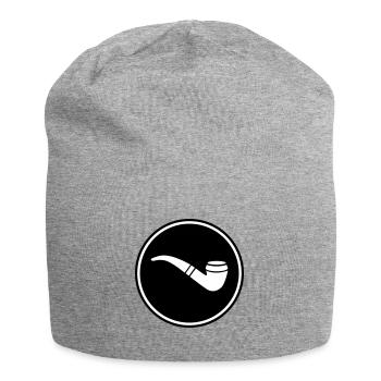Pfeife rauchen - Jersey-Beanie - Grau meliert - Vorne