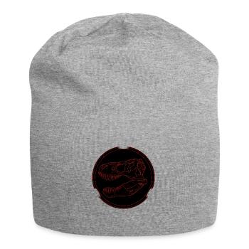 Tyrannosaurus Rex Fossil - Jersey-Beanie - Grau meliert - Vorne