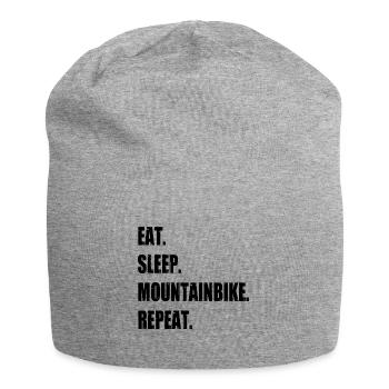 Eat Sleep Mountain Bike Repetition - - Jersey Beanie - heather grey - Front
