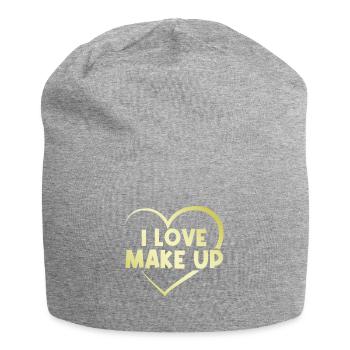 J’adore le maquillage - Bonnet en jersey - gris chiné - Devant