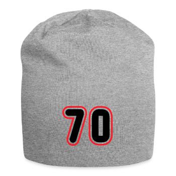 70 Number number - Jersey Beanie - heather grey - Front