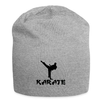 Karate - Bonnet en jersey - gris chiné - Devant