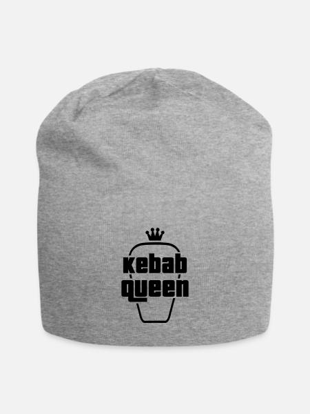 Kebab Queen - Jersey-Beanie - Grau meliert