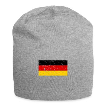 German flag Germany gift idea football - Jersey Beanie - heather grey - Front
