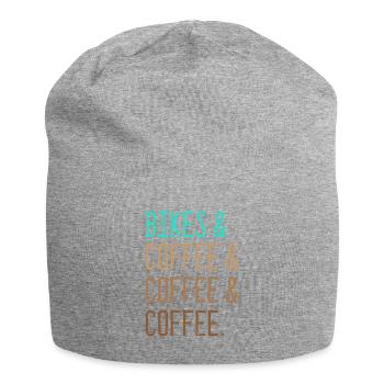 Coffee bike coffee coffee motorcycle e-bike - Jersey Beanie - heather grey - Front