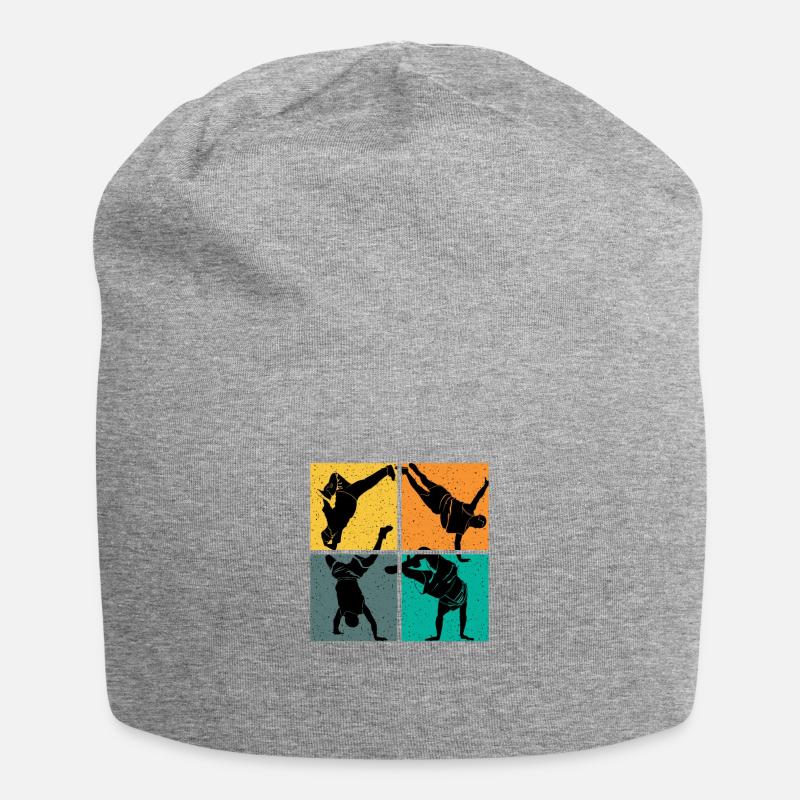 Breakdance Dance Vintage - Jersey-Beanie - Grau meliert