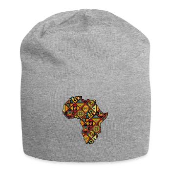 Africa Safari Rasta Fan d'Afrique Amoureux de l'Afrique - Bonnet en jersey - gris chiné - Devant