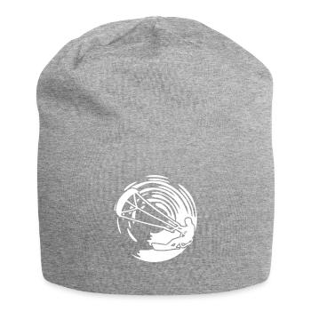 Kitesurf cadeau Kiteboarding Kitesurfer Gesche - Bonnet en jersey - gris chiné - Devant