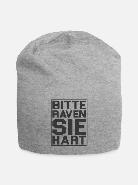 Rave - Jersey-Beanie - Grau meliert
