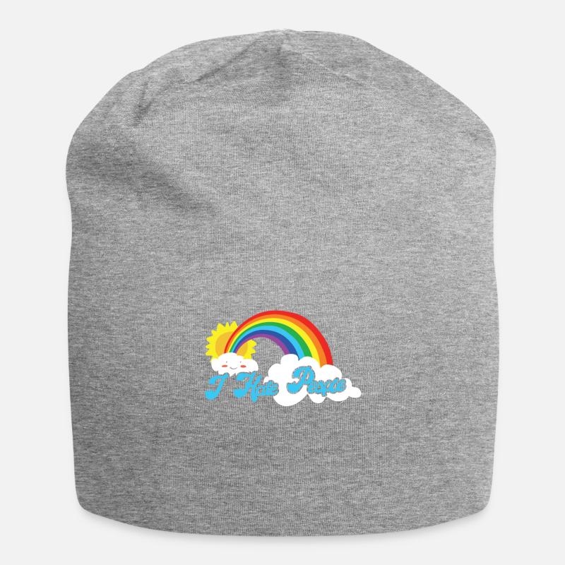 Cute Cloud - Ich Hasse Menschen - Jersey-Beanie - Grau meliert