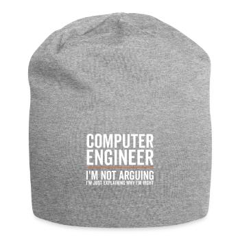 I Explain Only - Computer Engineer - Jersey Beanie - heather grey - Front