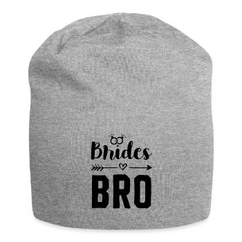 bruder der braut - Jersey-Beanie - Grau meliert - Vorne