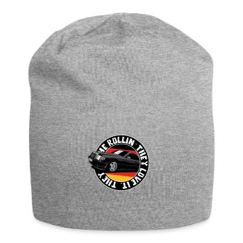 Sie sehen mich in meinem Auto fahren - Jersey-Beanie - Grau meliert - Vorne