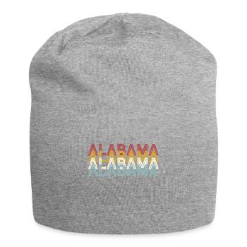 US 70s Retro State Vintage Alabama - Jersey Beanie - heather grey - Front