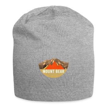 Vintages USA Hiking - Mountain Bear - Jersey Beanie - heather grey - Front