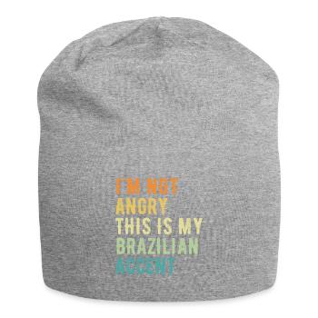Ich Bin Nicht Böse, Mein Brasilianischer Akzent - Jersey-Beanie - Grau meliert - Vorne