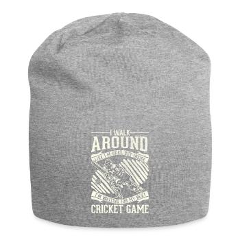 Ich Gehe Gut Herum - Cricket - Jersey-Beanie - Grau meliert - Vorne