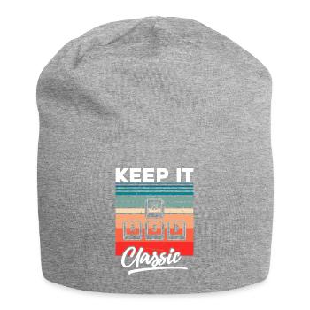 Video Games Spruch Classic Zocken - Jersey-Beanie - Grau meliert - Vorne