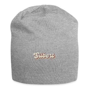 Nostalgisch 70er USA Stadt - Vintage Gilbert - Jersey-Beanie - Grau meliert - Vorne