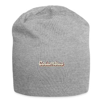 Nostalgic 70s USA City - Vintage Columbus - Jersey Beanie - heather grey - Front