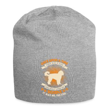 Once upon a time - doodles - Jersey Beanie - heather grey - Front