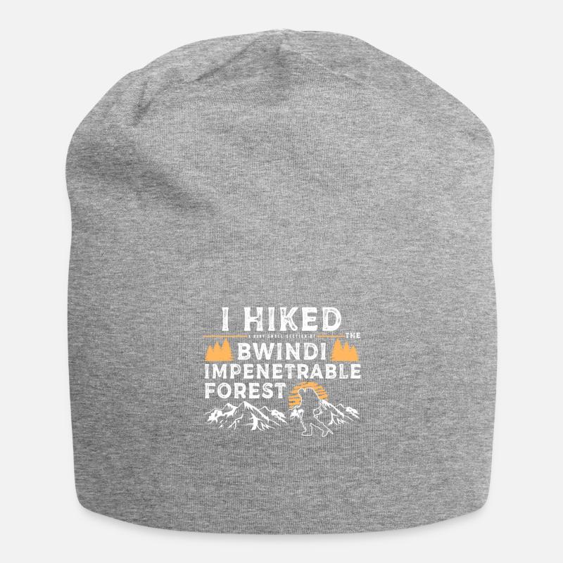 Gewandert - Undurchdringlicher Wald - Jersey-Beanie - Grau meliert