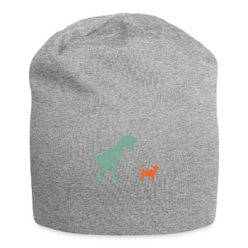 Vintage T-Rex - Jersey Beanie - heather grey - Front