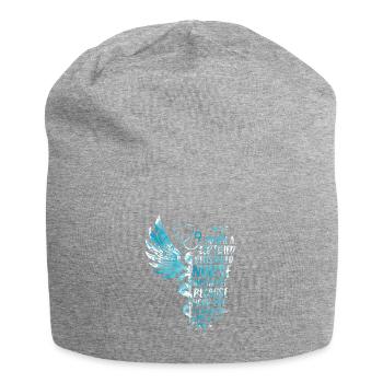 La vie vaut - Infirmière anesthésiste - Bonnet en jersey - gris chiné - Devant