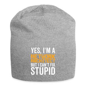 Stupide - Architecte réseau - Bonnet en jersey - gris chiné - Devant